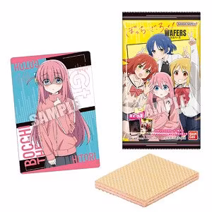 Bandai bocchi the rock! wafer with card