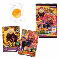 Bandai Super Dragon Ball Heroes Card with gummy candy