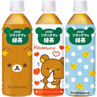 RILAKKUMA GREEN TEA DRINK 500ML