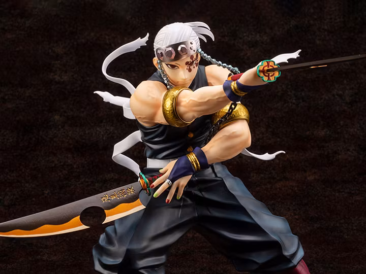 Demon Slayer: Kimetsu No Yaiba ArtFX J Tengen Uzui 1/8 Scale Figure