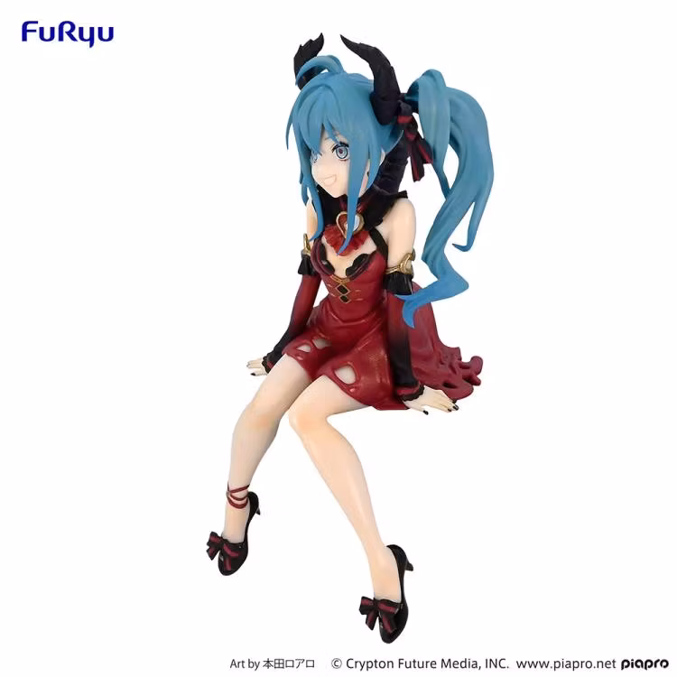 Vocaloid Hatsune Miku (Villain Color Red Variation Ver.) Noodle Stopper Figure