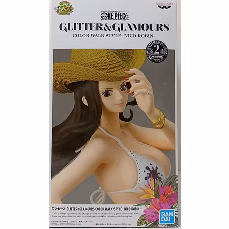 One Piece Glitter & Glamours Color Walk Style Nico Robin (White Top)
