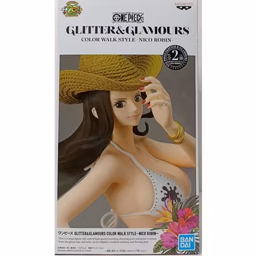 One Piece Glitter & Glamours Color Walk Style Nico Robin (White Top)