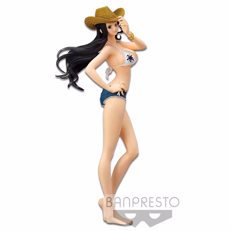 One Piece Glitter & Glamours Color Walk Style Nico Robin (White Top)
