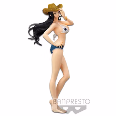 One Piece Glitter & Glamours Color Walk Style Nico Robin (White Top)