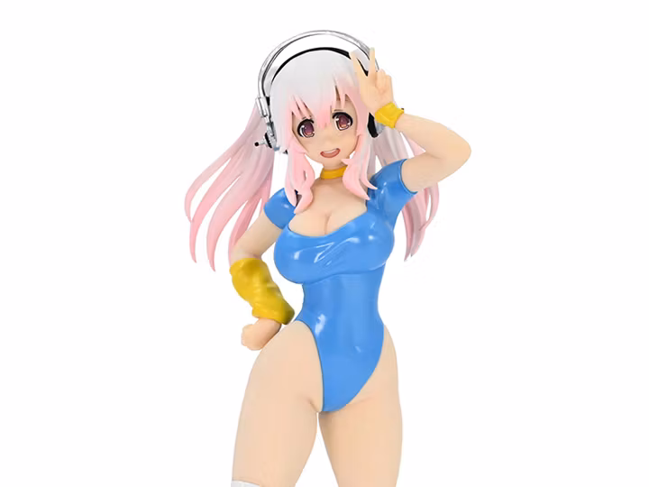 Nitroplus Super Sonico (1980's Blue Another Color Ver.) Concept Figure