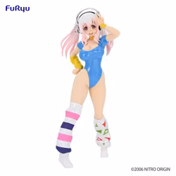 Nitroplus Super Sonico (1980's Blue Another Color Ver.) Concept Figure