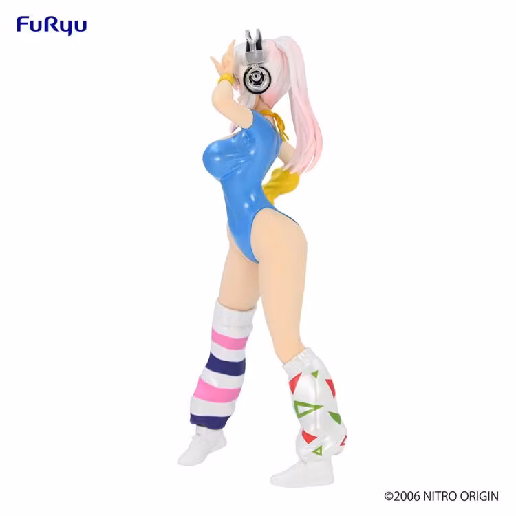 Nitroplus Super Sonico (1980's Blue Another Color Ver.) Concept Figure