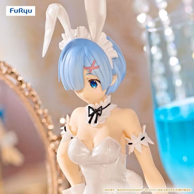 Re:Zero Starting Life in Another World BiCute Bunnies Rem (White Pearl Color Ver.) Figure