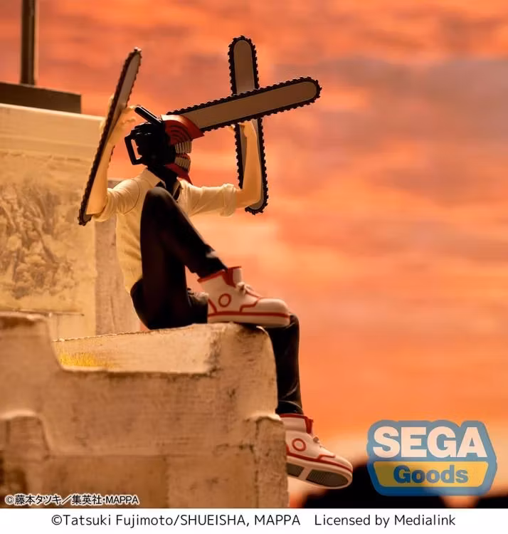 Chainsaw Man Denji as Chainsaw Man Premium Perching Figure