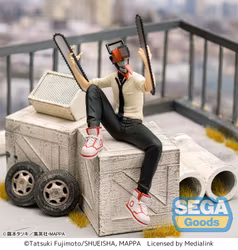 Chainsaw Man Denji as Chainsaw Man Premium Perching Figure