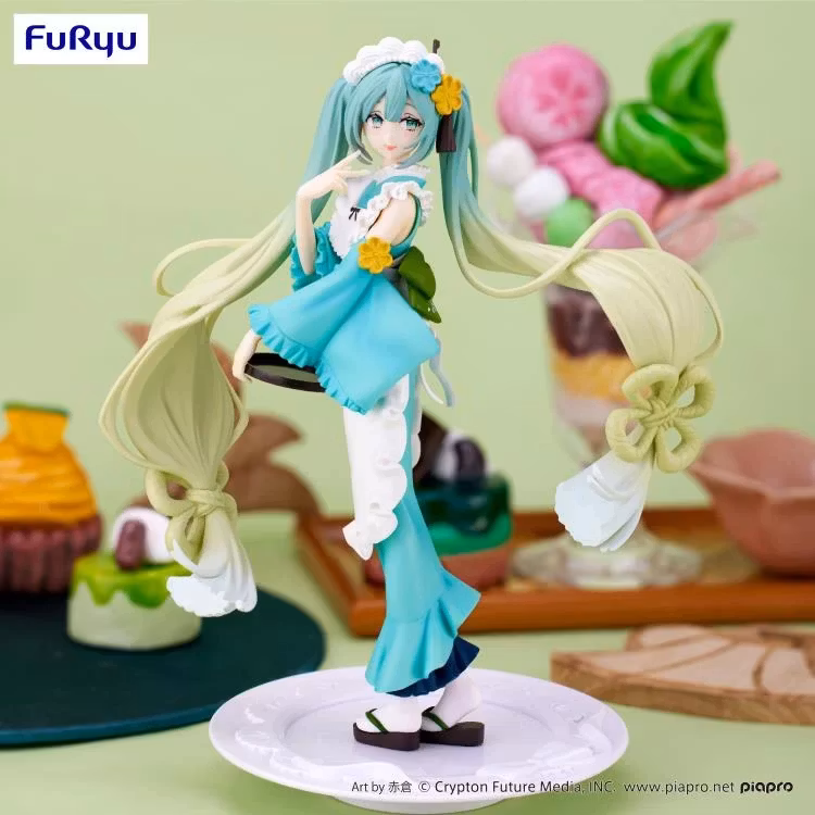 Vocaloid SweetSweets Series Hatsune Miku (Matcha Green Tea Parfait Mint Ver.) Exceed Creative Figure