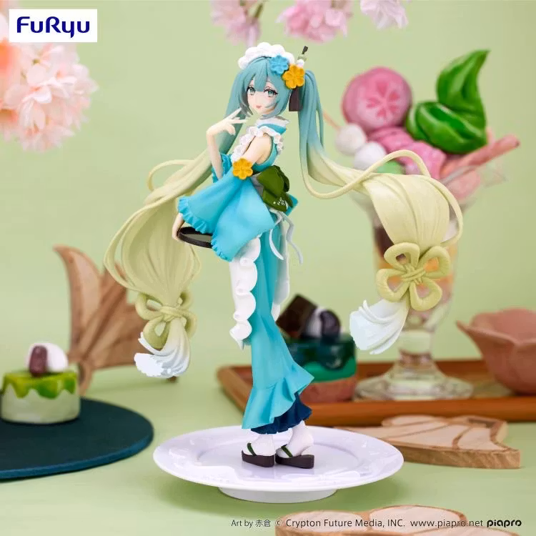 Vocaloid SweetSweets Series Hatsune Miku (Matcha Green Tea Parfait Mint Ver.) Exceed Creative Figure