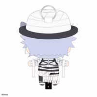 Disney Twisted Wonderland Scary Dress Up Chimakkonui Plush Azul Ashengrotto