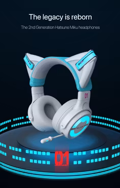 Cat Ear Headphones Hatsune Miku NX