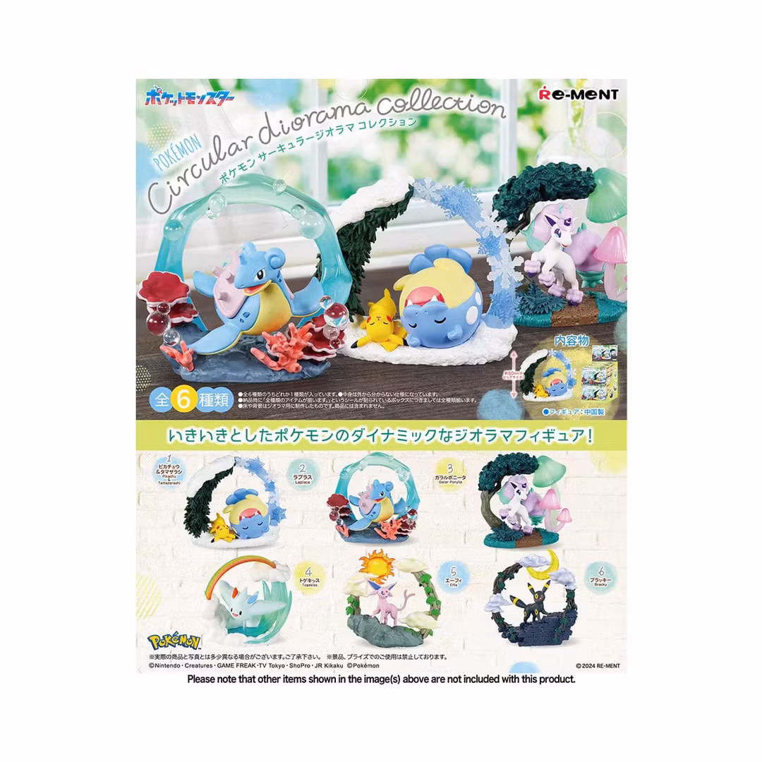 Re-Ment Pokemon Circular Diorama
