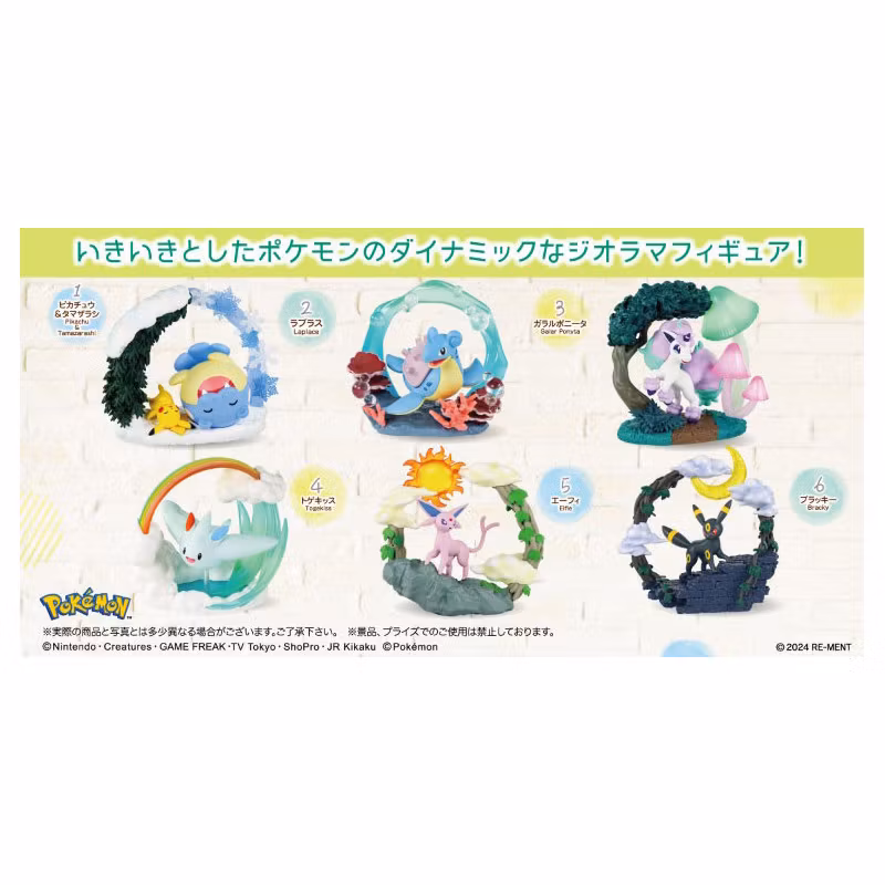 Re-Ment Pokemon Circular Diorama