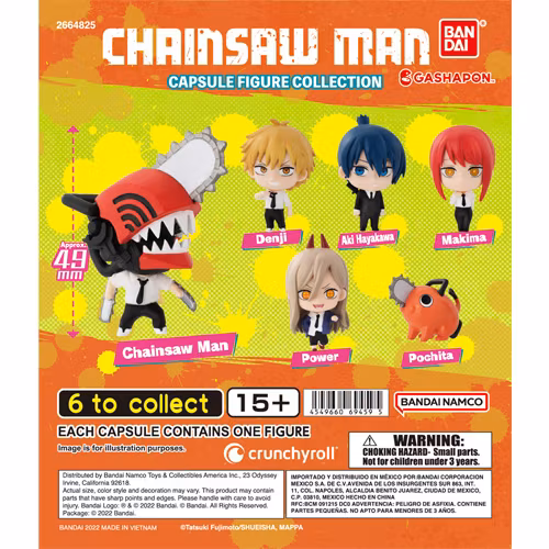 Gashapon CHAINSAW MAN CAPSULE FIGURE COLLECTION