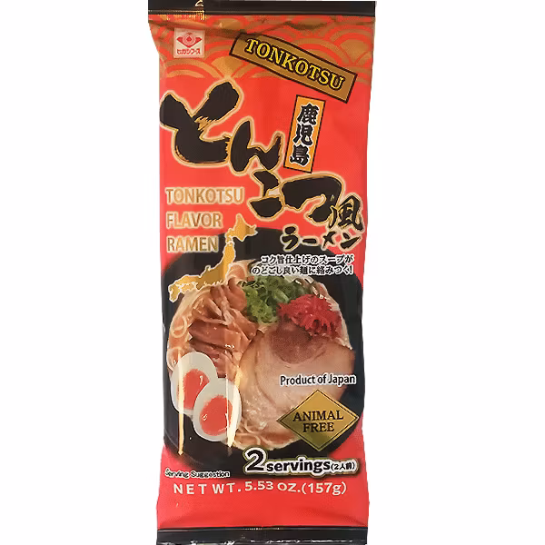Higashimaru Kagoshima Tonkotu-fu Ramen, Animal Free, 2 Servings 157g
