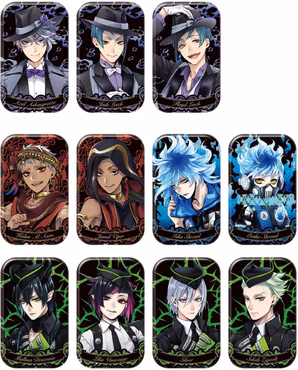 Disney: Twisted-Wonderland: Lame Kira Square Can Badge B 1 Pack