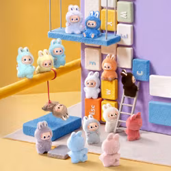 THE MONSTER PIN FOR LOVE SERIES - Vinyl Plush Pendant blind box (A-M)