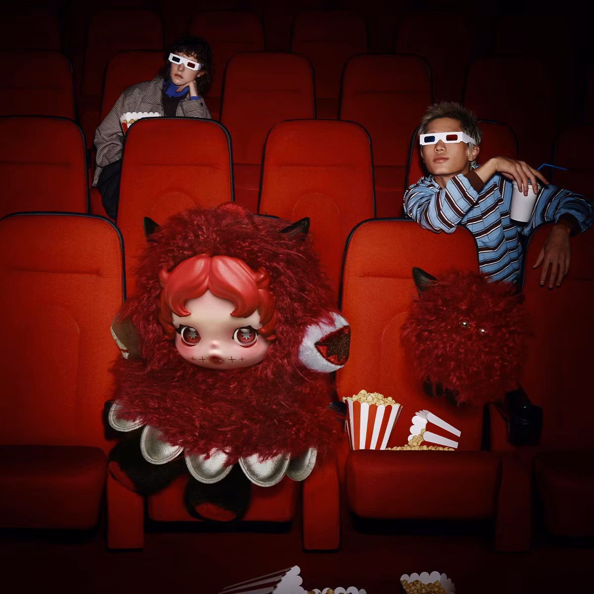 SKULLPANDA You Found Me! Series Plush Doll Pendant