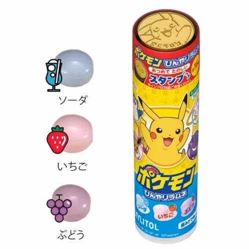 Lotte Xylitol Pokemon cool ramune candy 26g