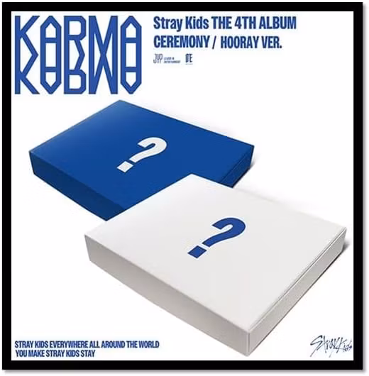 Stray Kids 4th Full Album [KARMA] (CEREMONY Ver. / HOORAY Ver.)