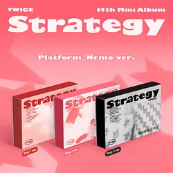 TWICE 14th Mini Album [STRATEGY] (Platform_Nemo Ver.) (Step 1 Ver. / Step 2 Ver. / Step 3 Ver.) 1 Random