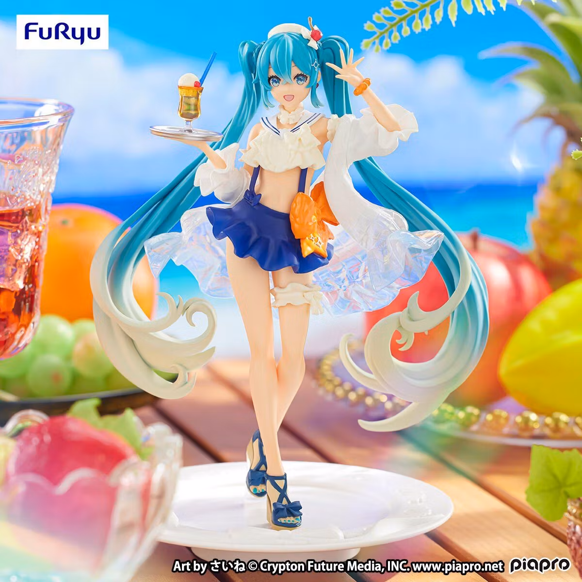 Miku Hatsune Excood Creative Figure SweetSweets Tropical Juice Ver. FuRyu