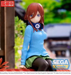 Miku Nakano the Quintessential Quintuplets Premium Perching Chokonose Figure Jaia SEGA