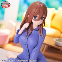 Miku Nakano the Quintessential Quintuplets Relax Time Banpresto Bandai Namco Figure