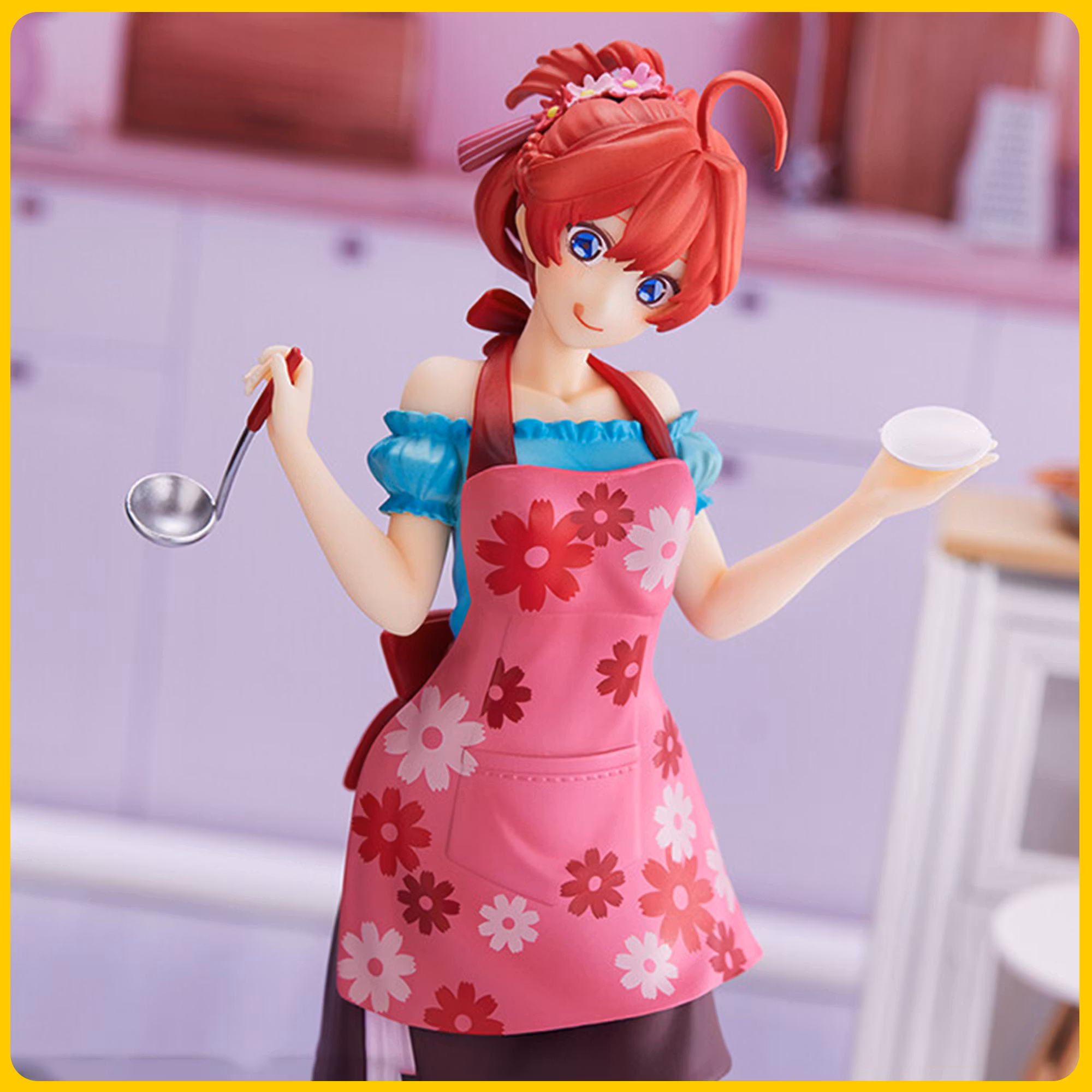 Itsuki Nakano the Quintessential Quintuplets Flower Apron Figure E Prize Ichibankuji Bandai Namco Figure