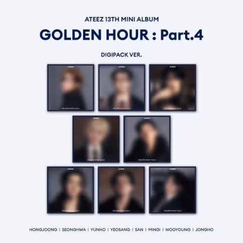ATEEZ 13th Mini Album [GOLDEN HOUR : Part.4] (Digipack Ver.)