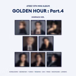 ATEEZ 13th Mini Album [GOLDEN HOUR : Part.4] (Digipack Ver.)