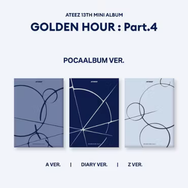 ATEEZ 13th Mini Album [GOLDEN HOUR : Part.4] (A Ver. / Diary Ver. / Z Ver.)