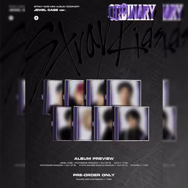 [Stray Kids] 6th Mini Album [ODDINARY] (JEWEL CASE) (Random Ver.)