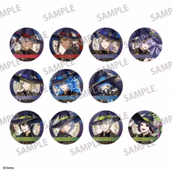 Twisted Wonderland  Bloom Birthday Ver. Aurora Metallic Can Badge Vol.2