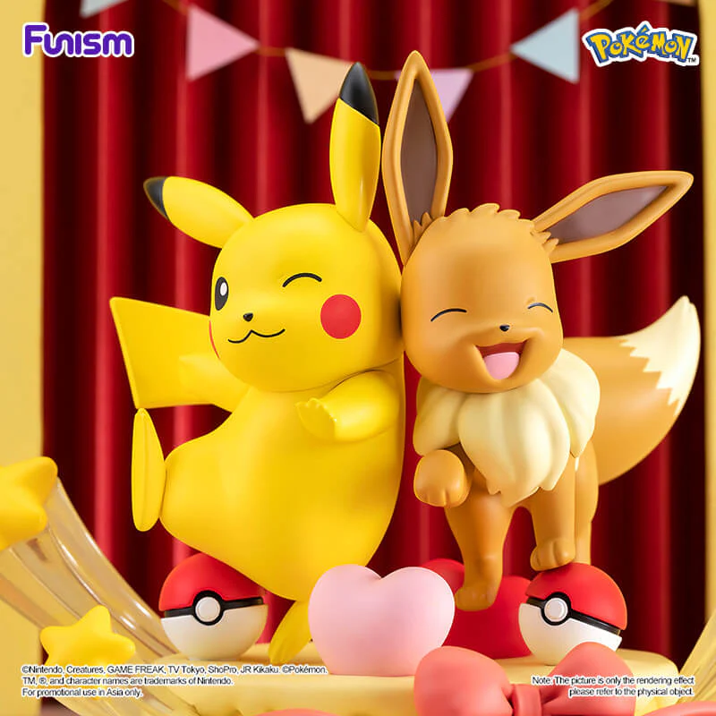 Prime Figure Eevee and Pikachu Party