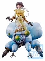 The Ghost in the Shell Ichibansho PVC Figure Motoko Kusanagi & Fuchikoma Vers. Blue 22 cm