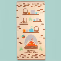 Howl’s Moving Castle Towel Cook with Calcifer 70 x 140 cm