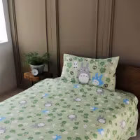 My Neighbor Totoro Natsu Duvet Set Totoro Green Leaf