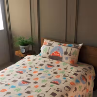 Howl’s Moving Castle Natsu Duvet Set Cook with Calcifer