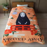 Spirited Away Natsu Comforter No Face & Flowers