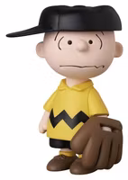 MLB × Peanuts UDF PVC Figure Chicago White Sox Charlie Brown 9 cm