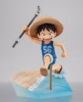 One Piece G.E.M. Series PVC Statue Monkey D. Luffy Run! Run! Run! 15th anniversary Ver. 12 cm