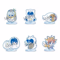 Gintama Acrylic Figure Prince Hata & Animals of Ice 6 cm Display (6)