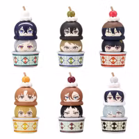 Bungo Stray Dogs Tsumichen Stack up & Change Trading Figure 6-Pack 8 cm (with gift)