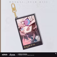 Honkai: Star Rail Countdown Departure Series Acrylic Keychain March 7th Glitter 9 cm