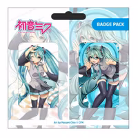 Hatsune Miku Pin Badges 2-Pack Set D